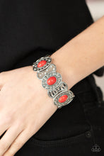 Load image into Gallery viewer, Paparazzi Accessories - Desert Relic - Red Bracelet
