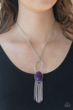 Load image into Gallery viewer, Paparazzi Accessories - Dewy Desert - Purple Necklace
