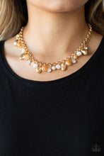 Load image into Gallery viewer, Paparazzi Accessories - Downstage Dazzle - Gold Necklace
