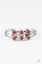 Load image into Gallery viewer, Paparazzi Accessories  - Tribal Triad - Red Bracelet
