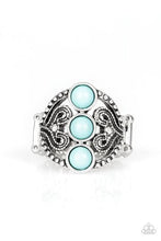 Load image into Gallery viewer, Paparazzi Accessories - Triple Whammy - Blue Ring
