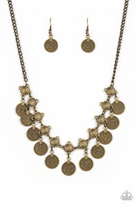 Paparazzi Accessories - Walk The Plank - Brass Necklace