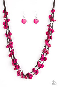 Paparazzi Accessories - Hoppin Honolulu - Pink Necklace