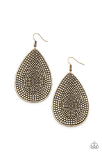 Load image into Gallery viewer, Paparazzi Accessories - Artisan Adornment - Brass Earrings
