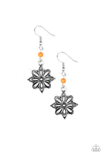 Load image into Gallery viewer, Paparazzi Accessories - Cactus Blossom - Orange Earrings
