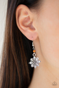 Paparazzi Accessories - Cactus Blossom - Orange Earrings
