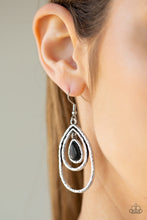 Load image into Gallery viewer, Paparazzi Accessories  - Desert Tempest - Black Earrings
