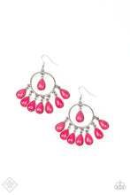 Load image into Gallery viewer, Paparazzi Accessories - Flirty Flamboyance - Pink Earrings
