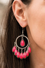 Load image into Gallery viewer, Paparazzi Accessories - Flirty Flamboyance - Pink Earrings
