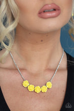 Load image into Gallery viewer, Paparazzi Accessories - Garden Party Posh - Yellow Necklace

