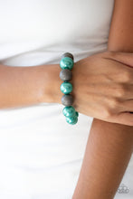 Load image into Gallery viewer, Paparazzi Accessories  - Humble Hustler - Green Bracelet
