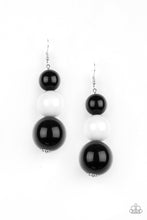 Load image into Gallery viewer, Paparazzi Accessories  - Material World - (Black &amp; White) Earrings

