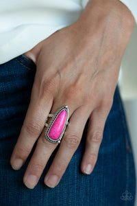 Paparazzi Accessories - Pioneer Plains - Pink  Ring