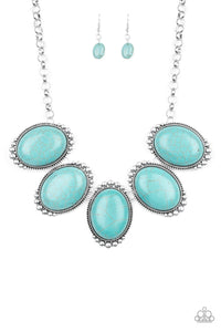 Paparazzi Accessories - Prairie Goddess - Turquoise  (Blue) Necklace