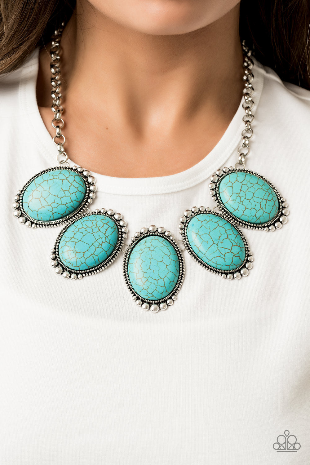 Paparazzi Accessories - Prairie Goddess - Turquoise  (Blue) Necklace
