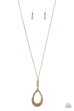 Load image into Gallery viewer, Paparazzi Accessories - Red Carpet Royal - Brass Necklace

