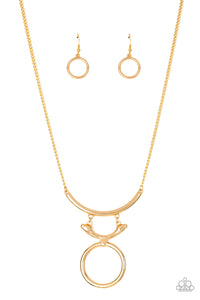 Paparazzi Accessories - Walk Like An Egyptian - Gold Necklace