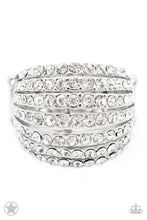 Load image into Gallery viewer, Paparazzi Accessories - Blinding Brillance - White (Bling) Ring
