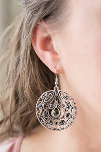 Paparazzi Accessories - Choose To Sparkle - Black Earrings