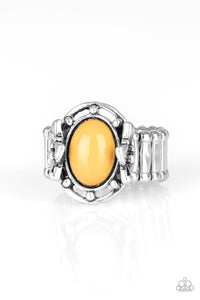Paparazzi Accessories - Color Me Confident - Yellow Ring