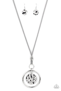 Paparazzi Accessories - CORD-inated Effort - Silver Necklace
