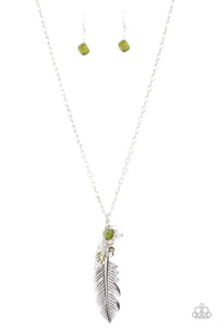 Paparazzi Accessories - Feather Flair - Green Necklace