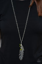 Load image into Gallery viewer, Paparazzi Accessories - Feather Flair - Green Necklace
