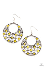 Load image into Gallery viewer, Paparazzi Accessories - Garden Garnish - Yellow Earrings
