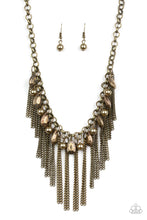 Load image into Gallery viewer, Paparazzi Accessories - Industrial Intensity - Brass Necklace
