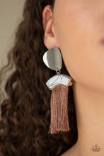 Load image into Gallery viewer, Paparazzi Accessories - Insta Inca - Brown Earrings
