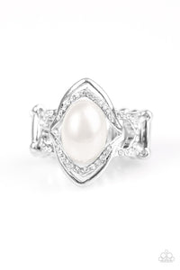 Paparazzi Accessories - Positively Posh - White (Pearls) Ring