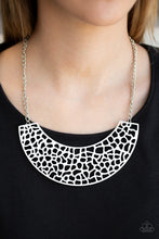 Load image into Gallery viewer, Paparazzi Accessories - Powerful Prowl - White Necklace
