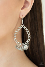 Load image into Gallery viewer, Paparazzi  Accessories  - Street Appeal - Silver Earrings
