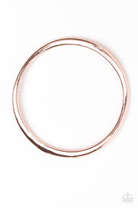 Paparazzi Accessories - Awesomely Asymmetrical - Rose Gold Bracelet
