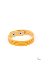 Load image into Gallery viewer, Paparazzi Accessories - Life Is Wander-ful - Yellow Snap Bracelet
