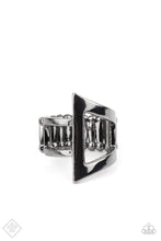 Load image into Gallery viewer, Paparazzi Accessories - Rebel Edge - Black (Gunmetal) Ring

