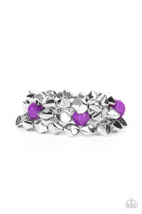 Paparazzi Accessories - A Perfect Ten-acious - Purple Bracelet