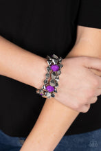 Load image into Gallery viewer, Paparazzi Accessories - A Perfect Ten-acious - Purple Bracelet
