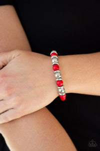 Paparazzi Accessories - Across The Mesa - Red Bracelet