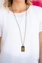 Load image into Gallery viewer, Paparazzi Accessories - Bada Bling Bada Boom - Brass Necklace
