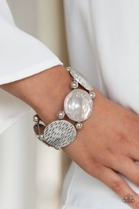 Paparazzi Accessories - Boldly Basic - Silver Bracelet