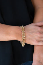 Load image into Gallery viewer, Paparazzi Accessories - Cash Confidence - Gold Bracelet
