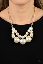Load image into Gallery viewer, Paparazzi Accessories - Challenge Accepted - Gold (Pearls) Necklace
