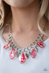 Paparazzi Accessories  - Chroma Drama - Red Necklace