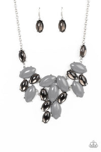 Paparazzi Accessories - Date Night Nouveau - Silver Necklace