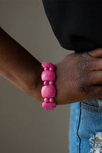 Load image into Gallery viewer, Paparazzi Accessories - Don&#39;t Be So Nomadic - Pink Bracelet
