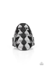 Load image into Gallery viewer, Paparazzi Accessories - Ferociously Faceted - Black (Gunmetal) Ring
