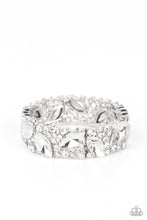 Load image into Gallery viewer, Paparazzi Accessories - Full Body Chills - White (Bling) Bracelet
