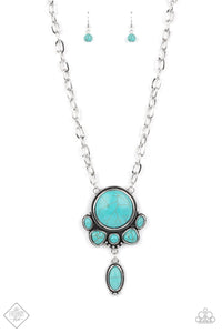 Paparazzi Accessories - Geographically Gorgeous - Blue (Turquoise) Necklace