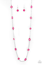 Load image into Gallery viewer, Paparazzi Accessories - Glassy Glamorous - Pink Necklace
